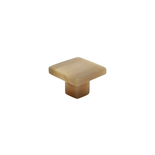 Cabinet knob SQUARE Clear horn