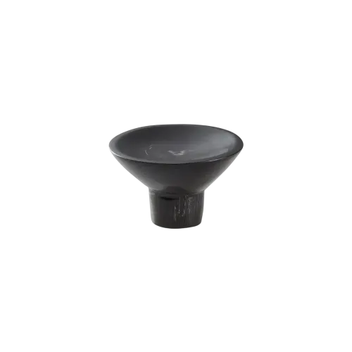 Cabinet knob CUP Black horn