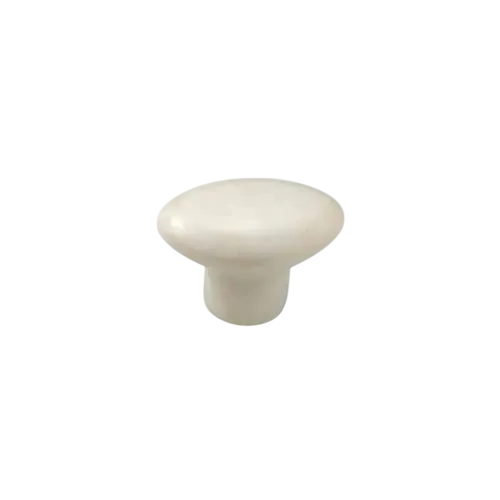 Cabinet knob OLIVE White marble