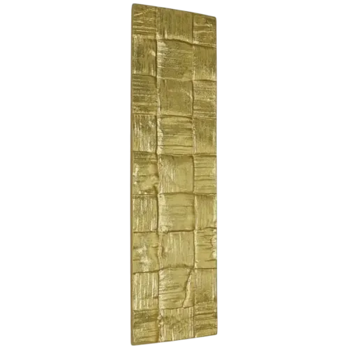 Plaque de tirage rectangle RAPHIA 300x75mm