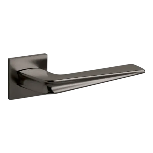 Poignée de porte CHEVRON rosace carrée