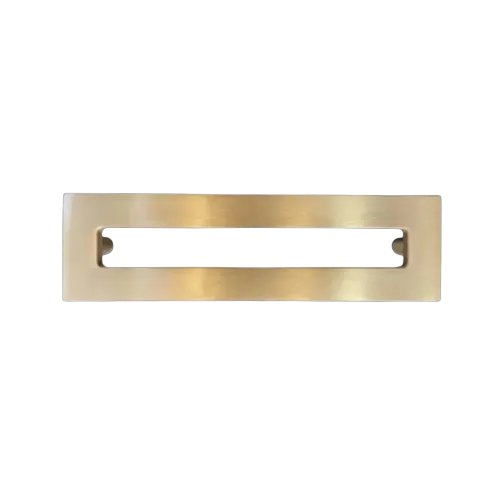 Poignée de tirage CD rectangle lisse EA 128mm